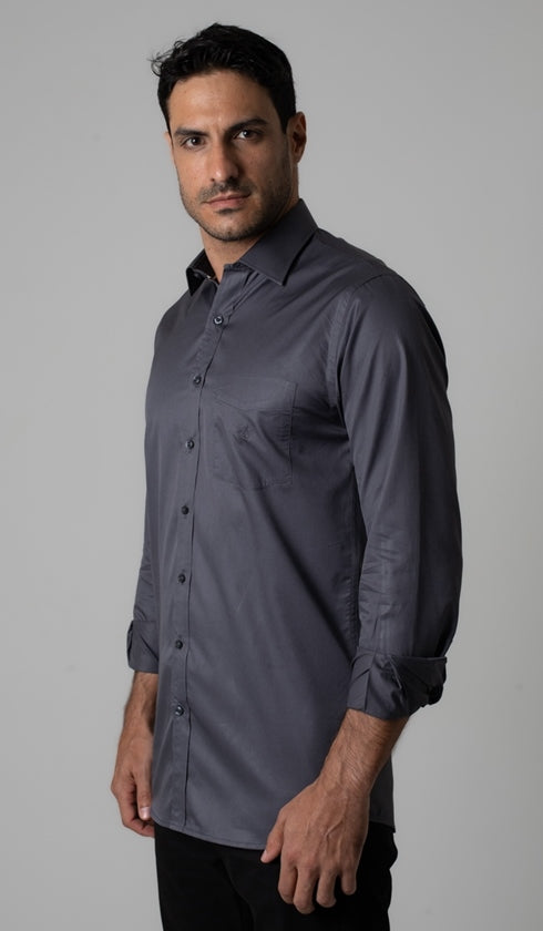 Camisa Manga Longa Lisa
