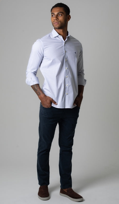 Camisa Manga Longa Slim Listrada