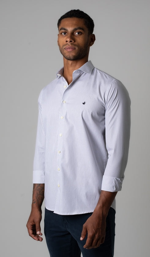 Camisa Manga Longa Slim Listrada