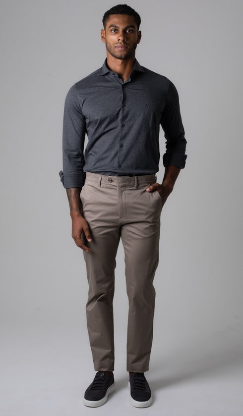 Calça Sarja Bolso Faca Slim