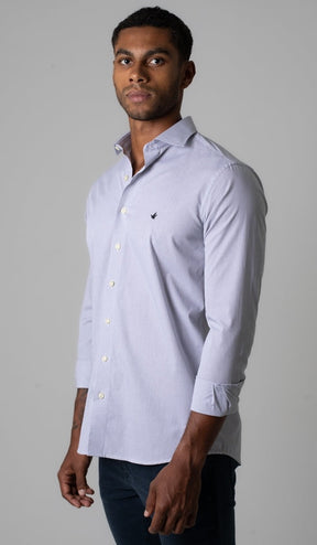 Camisa Manga Longa Slim Xadrez