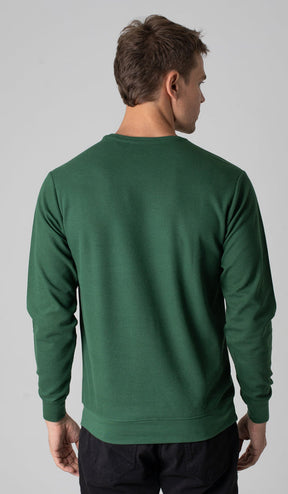 Blusão Gola Careca Liso Com Detalhe V
