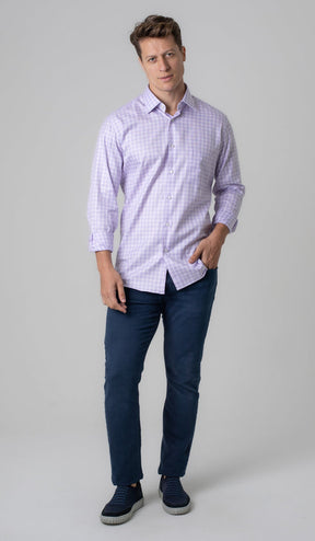 Camisa Manga Longa Xadrez