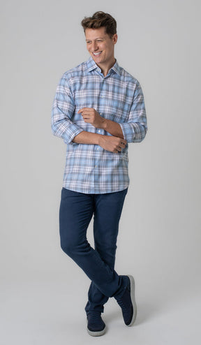 Camisa Manga Longa Xadrez