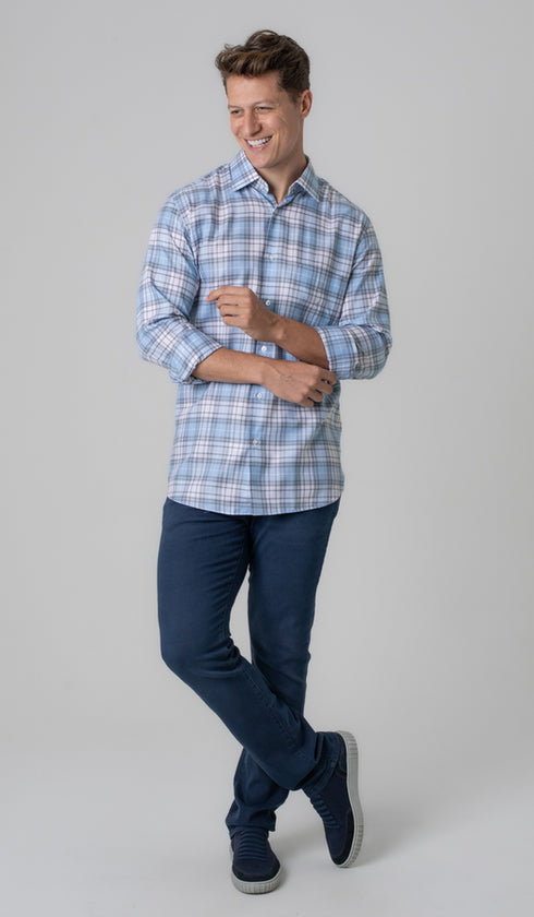 Camisa Manga Longa Xadrez