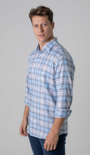 Camisa Manga Longa Xadrez