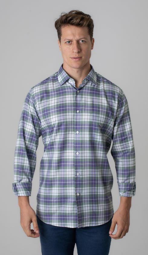 Camisa Manga Longa Xadrez