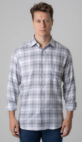 Camisa Manga Longa Xadrez