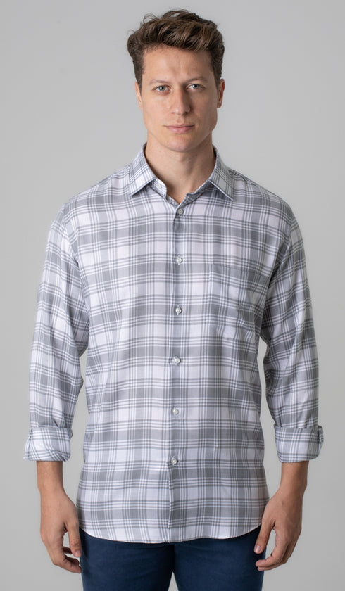 Camisa Manga Longa Xadrez