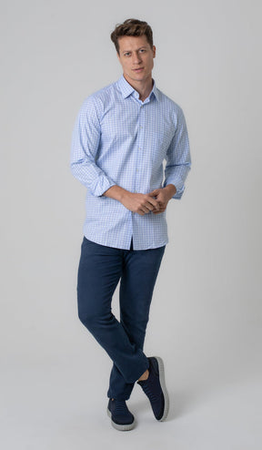 Camisa Manga Longa Xadrez