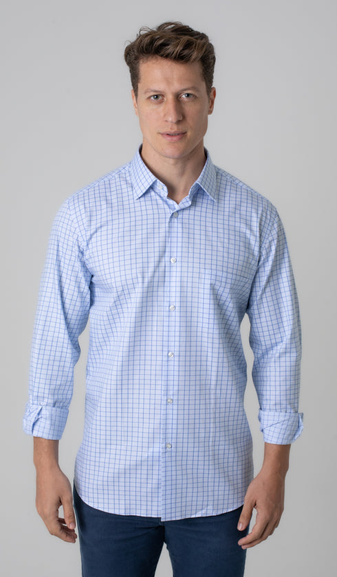 Camisa Manga Longa Xadrez