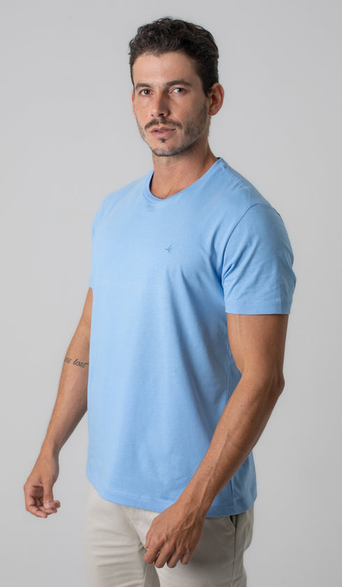 Camiseta Manga Curta Gola Careca Lisa Express