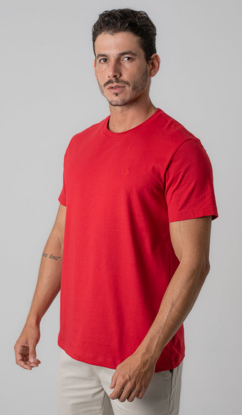 Camiseta Manga Curta Gola Careca Lisa Express