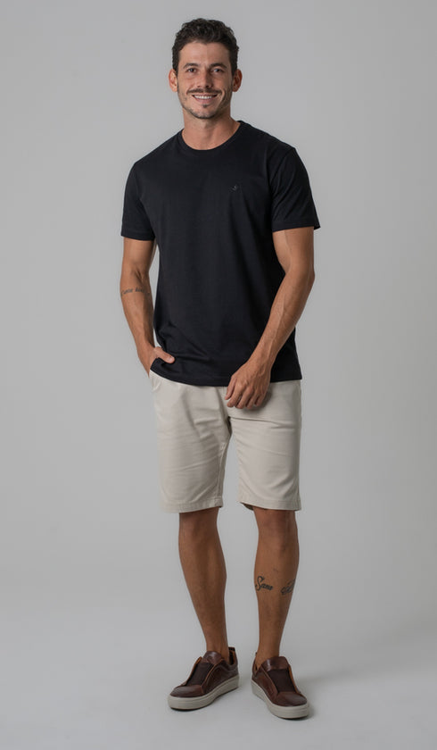 Camiseta Manga Curta Gola Careca Lisa Express