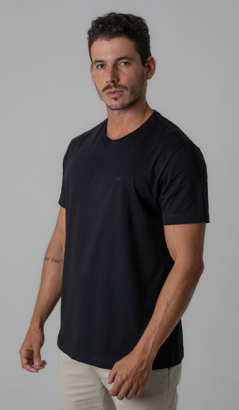 Camiseta Manga Curta Gola Careca Lisa Express