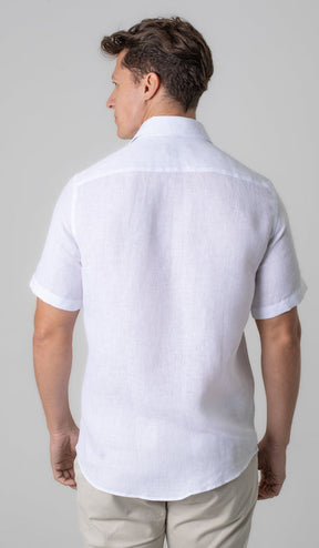 Camisa Manga Curta Linho