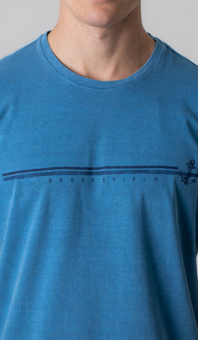 Camiseta Manga Curta Gola Careca Com Estampa