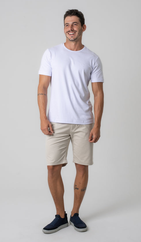 Bermuda Sarja Bolso Faca Com Bolso Relogio