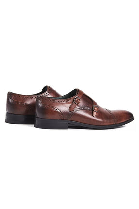 Sapato Social 2 Fivelas Gold