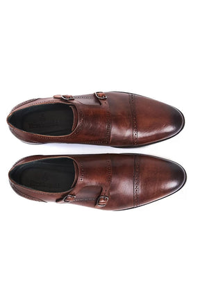 Sapato Social 2 Fivelas Gold